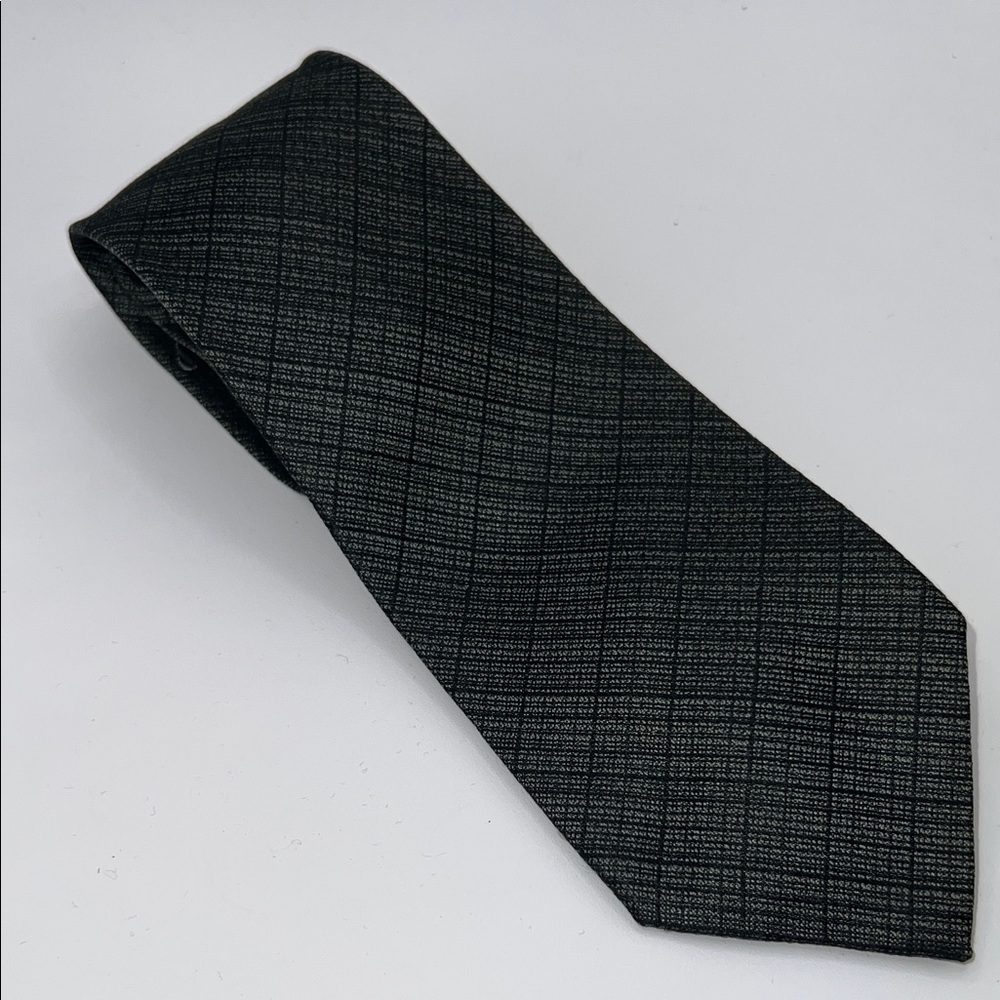Vintage 1980’s Takashimaya Japan Men’s Classic Forest Green Cravat 50”